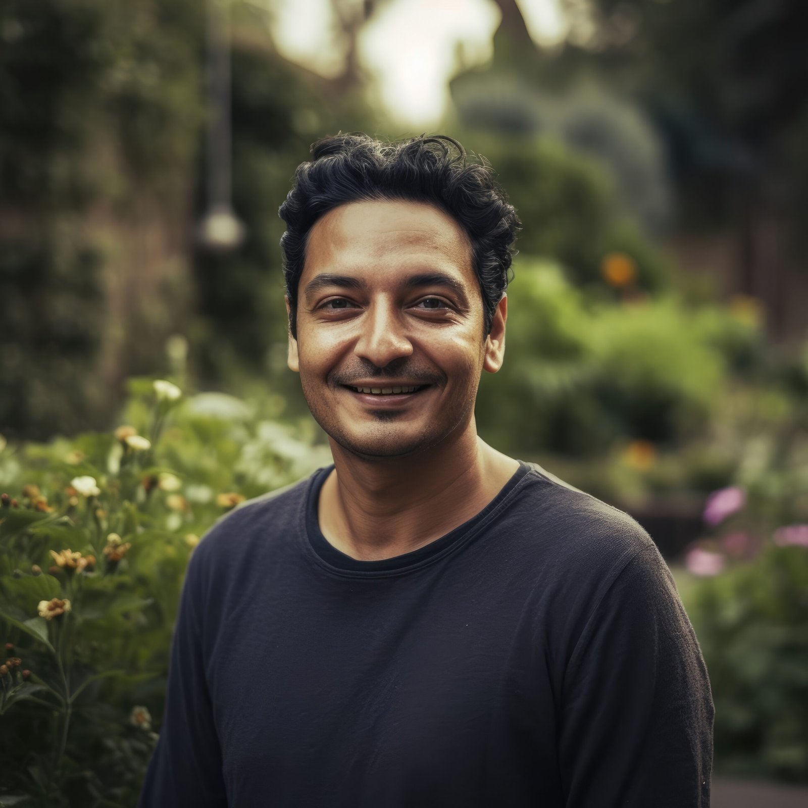 Egyptian arab man portrait with black hair, sharp face with building street background